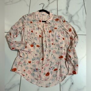 SAMSOE Floral Pink Blouse